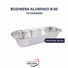 BUDINERA ALUMINIO B60 300 GRS X 10 UNID
