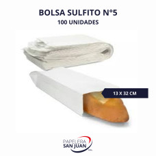 BOLSA SULFITO N 5 (13X32) X 1000 UNID