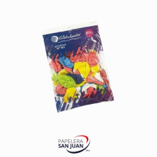 GLOBO LISO SURTIDO 10 PULGADAS GLOBOLANDIA X 50 UNID