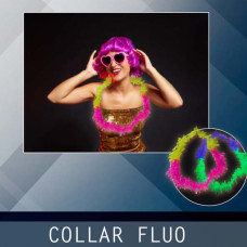 COLLAR HAWAIANO FLECO FLUO X 10 UNID