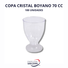 COPA CRISTAL 70 CC BOYANO X 200 UNID