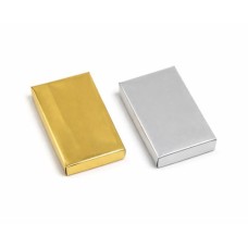 CAJA BOMBONES 1 KG DORADA/PLATEADA X 5 UNID