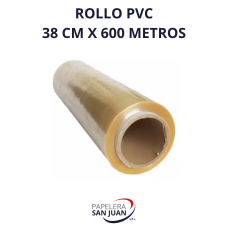 ROLLO PVC 38 CM X 600 MTS (NEW PACK)