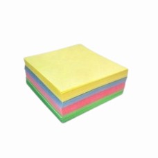 TACO HOJAS COLOR 400 HOJAS (9X9CM)  X 1 UNID