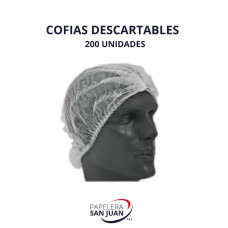 COFIAS DESCARTABLES  BLANCAS X 100 UNID