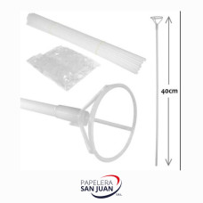 PORTAGLOBO GIGANTE 40 CM X 10 UNID
