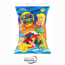 GLOBITOS BOMBITAS DE AGUA PARTY TIME X 30 PAQUETES X 80 UNID