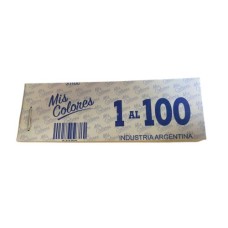 10 TALONARIOS NUMERADOS 1-100