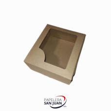 CAJA MULTIUSO C/VISOR MICROCORRUGADO 25X20X8 CM X 25 UNID