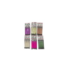 VELA PERLADA 8 CM (BICHITO DE LUZ) X 8