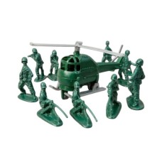 HELICOPTERO CON SOLDADOS X 12 UNID