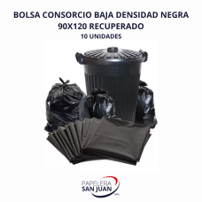 BOLSA CONSORCIO 90X120 RECUPERADO BAJA DENSIDAD X 10 UNID