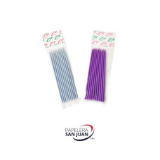 VELA PERLADA 15 CM ( BICHITO DE LUZ) X 10