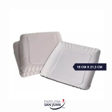 BANDEJA CARTON GRIS N3 180X215 MM X 100 UNID BANDEJA CARTON GRIS N3 180X215 MM X 100 UNID