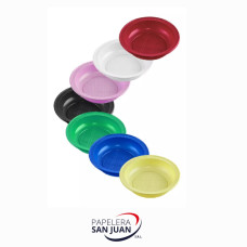 BOWLS DE PLASTICO MULTIUSO DIAMETRO 12 CM X 50 UNID