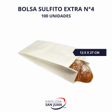 BOLSA SULFITO EXTRA N 4 X 100