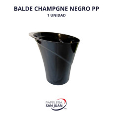 BALDE CHAMPAGNE PP NEGRO X1