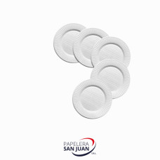 PLATO PLASTICO BLANCO ECONOMICO N 21 X 96 UNID