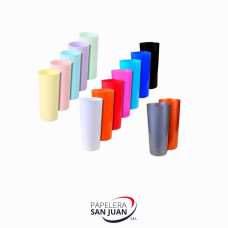 VASOS TRAGO LARGO PP COLOR X 120