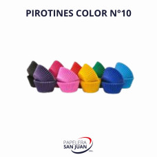 PIROTINES N 10 COLOR X 1000 UNID