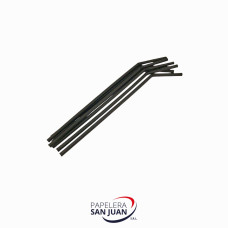 SORBETES FLEXIBLES X 500 (NEGRO)