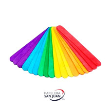 PALITO HELADO MULTICOLOR X 25 X 50 UNID