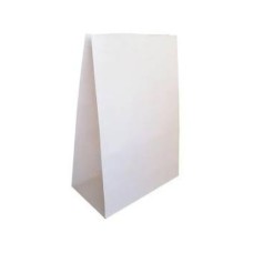 BOLSA PAPEL BLANCA FB3(25X12X7) X 50 UNID