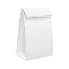 BOLSA PAPEL BLANCA FB8 (37X26X17) X 50 UNID