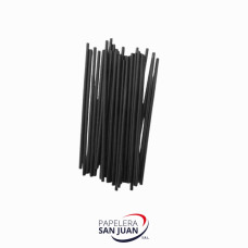 SORBETES RIGIDOS X 100 (NEGRO/FLUO)