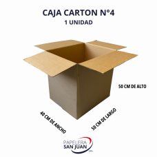 CAJA DE CARTON N4 50X40X50 X 10 UNID