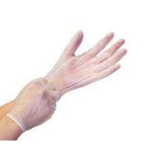 GUANTES VINILO X 100 UNID
