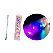 VARA LUMINOSA CON BURBUJAS LUZ MULTICOLOR X 1