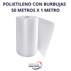 POLIETILENO C/BURBUJAS 1 X 50M SIMPLE