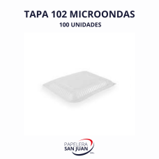TAPA BANDEJA 102 PP MICROONDAS CELPACK X 100 UNID