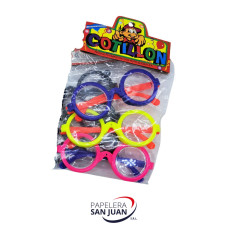 ANTEOJOS VIROLA FLUO X 3 UNID