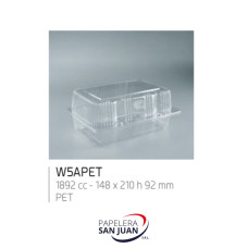 BLISTER W5 ALTA (14.8X21 CM ALTURA 9.2 CM) X 100 UNID