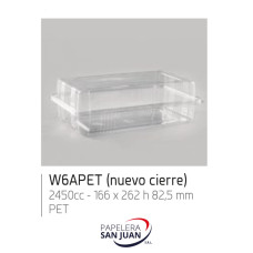 BLISTER W6 ALTA (16.6X26.2 CM ALTURA 8.2 CM) X 100 UNID