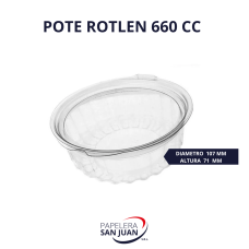 POTE ROTLEN (660 CC GRANDE) X 100 UNID