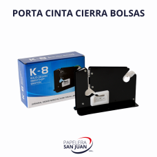 PORTA CINTA CIERRE BOLSA X 1